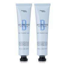 포레스트스토리 아르간 헤어 에센스 밤 투 오일, 90ml, 2개
