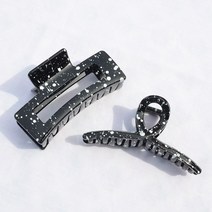 메르시밴드 페인트 꼬임 사각 대형 집게핀 2종 세트