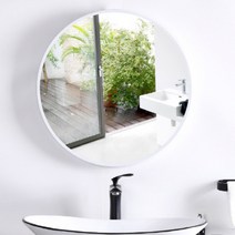 무타공마켓 무타공 모던 원형 거울 50cm, 골드
