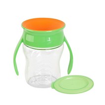 와우컵 유아용 트라이탄 클리어 스파우트컵 207ml, 그린, 1개