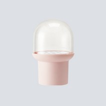 JCP 메이크업 브러쉬 케이스 핑크, 1개