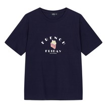 맨온더분 남성용 프렌치 프라이 그래픽 티셔츠
