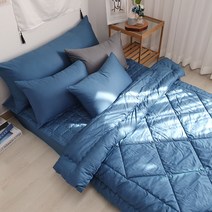 이룸앤 웰퓨어 더 순한 순면 침대 커버 + 이불 + 토퍼 + 베개커버 세트