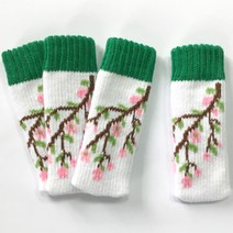 다해유 귀여운 니트 의자 커버 12p, 벚꽃