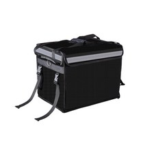 방수 보온 보냉 다용도 배달 가방 48L I33, 블랙