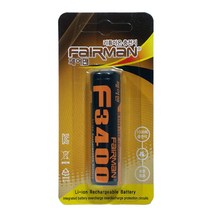 페어맨 리튬이온 F3400 3350mAh 브리스타 포장 와이드캡 일반형 넓은단자형 충전지, 1개입, 1개