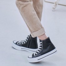 플랙슈 여성용 하이탑 키높이 스니커즈 9.5cm