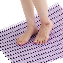 컴포리빙 욕실 미끄럼방지매트 고급 120 x 50cm, 퍼플, 1개
