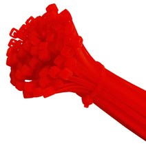 칼론 케이블타이 KR-CTL L 200mm 레드 100p, 1개
