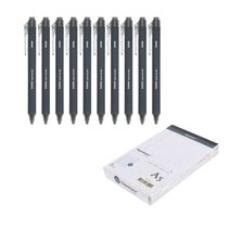 신지 퀵드라이 젤잉크펜 0.3mm 10p + 시그니처 리갈패드 A5 5p 세트, 블랙(볼펜), 화이트(패드), 1세트