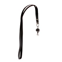 마링 고급 사원증 릴홀더 + 끈 세트, 32 블랙, 1세트