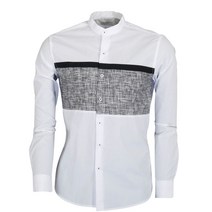 엣지애 남성용 부분나염 차이나 셔츠 MCTCT5198S1