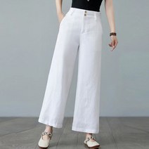 여성용 루즈핏 9부 바지 LL42