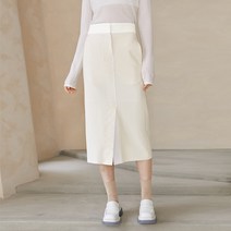 아위 Cotton Candy Stretch H line Skirt