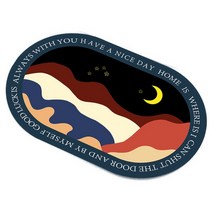 팅올 일러스트 욕실 발 매트, 풍경2