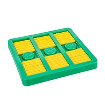 반려견 지능개발 분리불안해소 슬라이드 블록 노즈워크 HG-162 24 x 22.5 x 2.5 cm, 그린, 1개