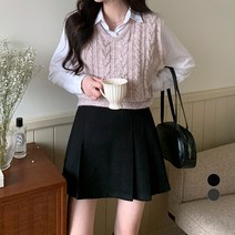 베러스윗 심플 모직 스커트