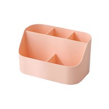 앤티스 바시움 대용량 데스크탑 수납 정리함, 핑크, 1개