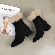 데이프릴 여성용 파니포 털 앵클부츠