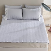 지베딩 쥬토피아 60수 고밀도순면 포플린 침대패드, 그레이