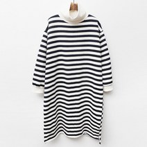 루즈 기모 터틀 임부 원피스