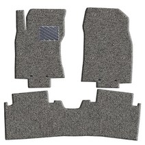 포시즌 자동차 코일 매트 확장일체형 1 + 2열, GRAY, 르노삼성 QM6 2016년형 (더뉴 포함), 르노삼성