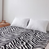 매직베드 3단 접이식 요 매트리스 5cm, 지브라