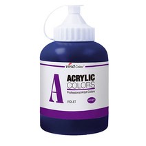 VIVID 아크릴 물감 바이올렛, 550ml, 1개