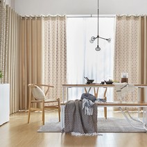 3중직 프리미엄 웨일 레이져 아일렛 암막커튼