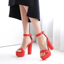 멜팅나인 여성용 가보시 킬힐 스트랩샌들 TW99