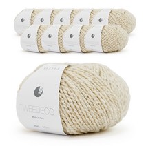 쎄비 트위드 에코 뜨개실 40g x 10p, 37 오트밀