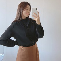 로미스토리 베이직 데일리 여유핏 블라우스