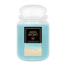 유멜 아로마 자캔들 580g, 1개, 아쿠아시크릿
