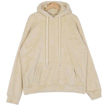 맨타임 MMS 따뜻한 커플 오버핏 양털 후드 티셔츠