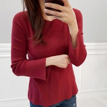 여성용 피오나 날씬 니트