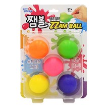 쨈볼 액체괴물 5종 세트, 혼합색상