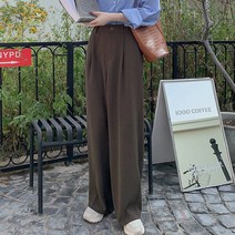 패션풀 여성용 뒷밴딩 원핀턱 슬랙스 28711
