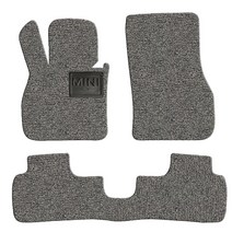 포시즌 자동차 코일매트 확장형 1 + 2열 세트, 그레이, 2017~ 미니 컨트리맨 2세대 F60, BMW