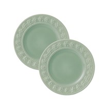 웨지우드 페스티비티 20cm 접시, 2p, 그린 접시2p, 그린