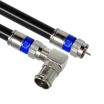 마하링크 국산 고급형 RF 안테나 블랙 5C 꺾임 동축 수제작 케이블 3M, MLZ-RL030(블랙)