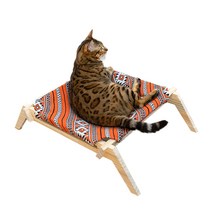 제스파 피카노리 원목 고양이 사각해먹, 아메리칸인디언 오렌지레드(PECA8203AR)