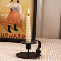 리첸티 인테리어 캔들홀더 4p, 블랙