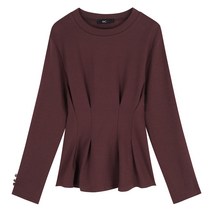 EnC 여성용 핀턱 포인트 티셔츠 ENLW04T32O