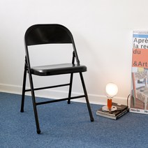 하우스레시피 듀코 접이식 의자, 블랙