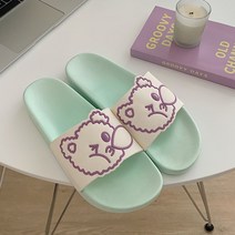 여성용 풍선껌 뿌우 곰돌 슬리퍼 RK_380