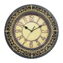 쿼르디 엔틱 벽시계, 골드