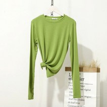 안다로미 여성용 꼬임매듭 라운드티