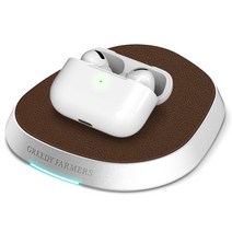 그리디파머스 15W 3코일 고속 무선 충전기 실버, 찰리초콜렛, 1PIECE