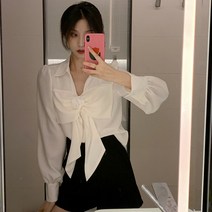 서영에스앤디 리본 블라우스