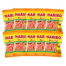 하리보 피치스 젤리, 100g, 10개